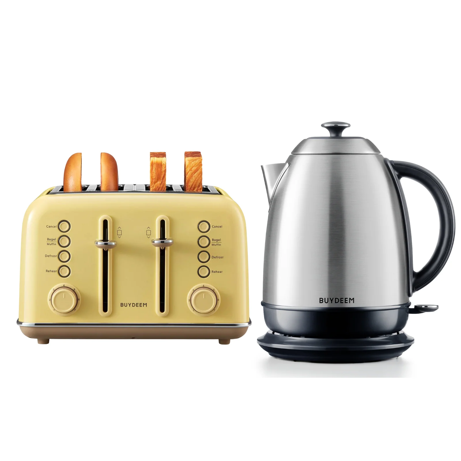 4-Slice Toaster with Electric Kettle - Image 10