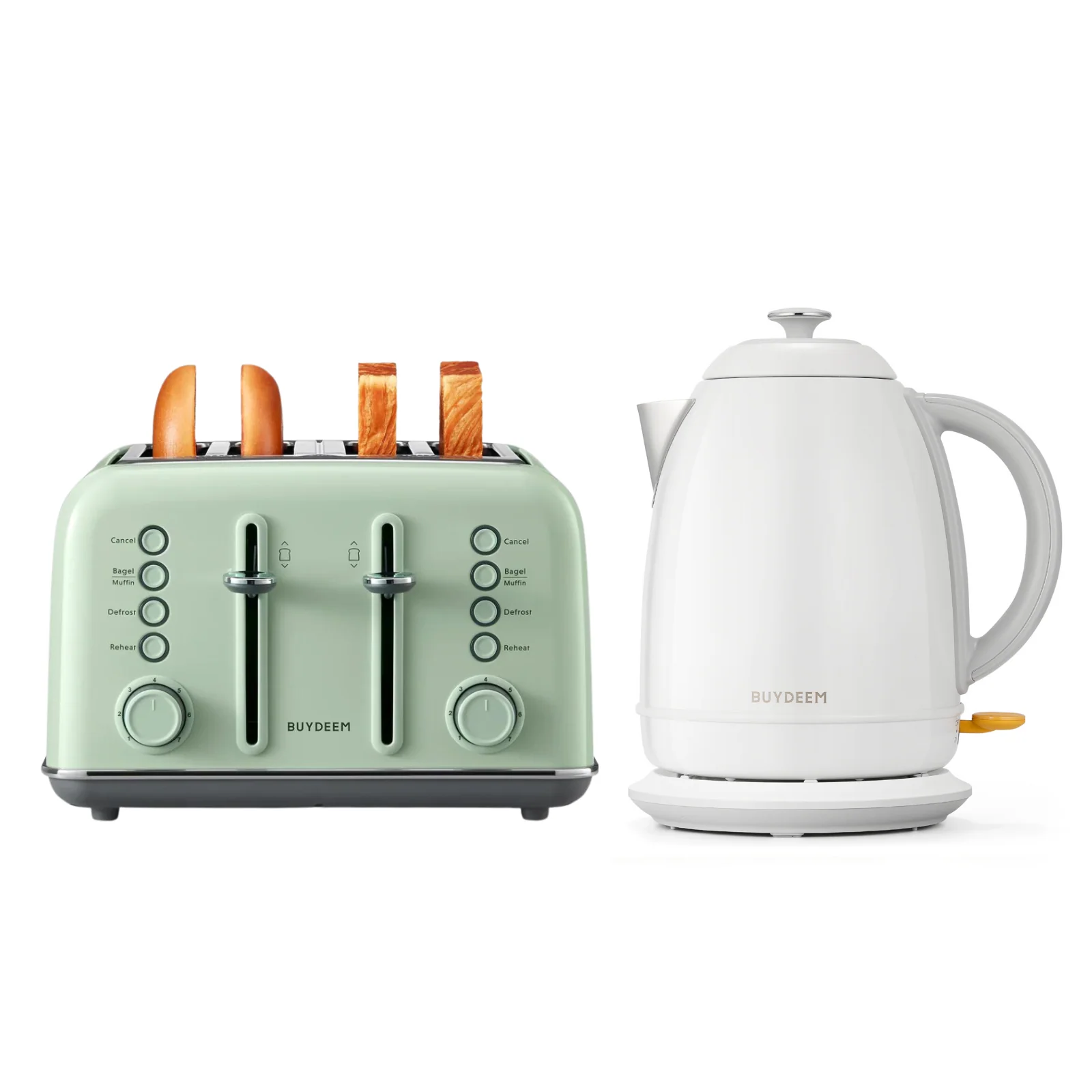 4-Slice Toaster with Electric Kettle - Image 12