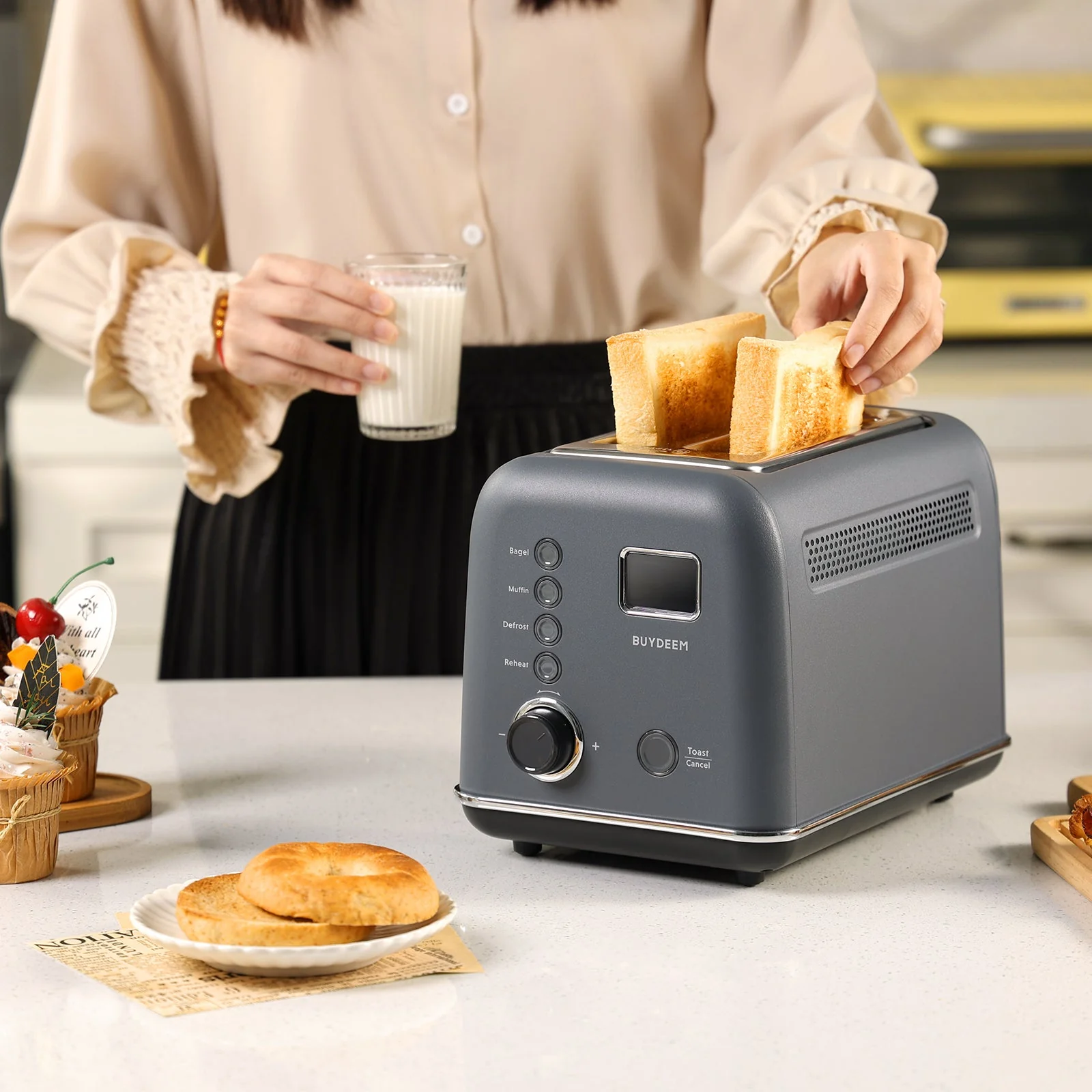 DT730 Automatic Digital  2-Slice Toaster - Image 6