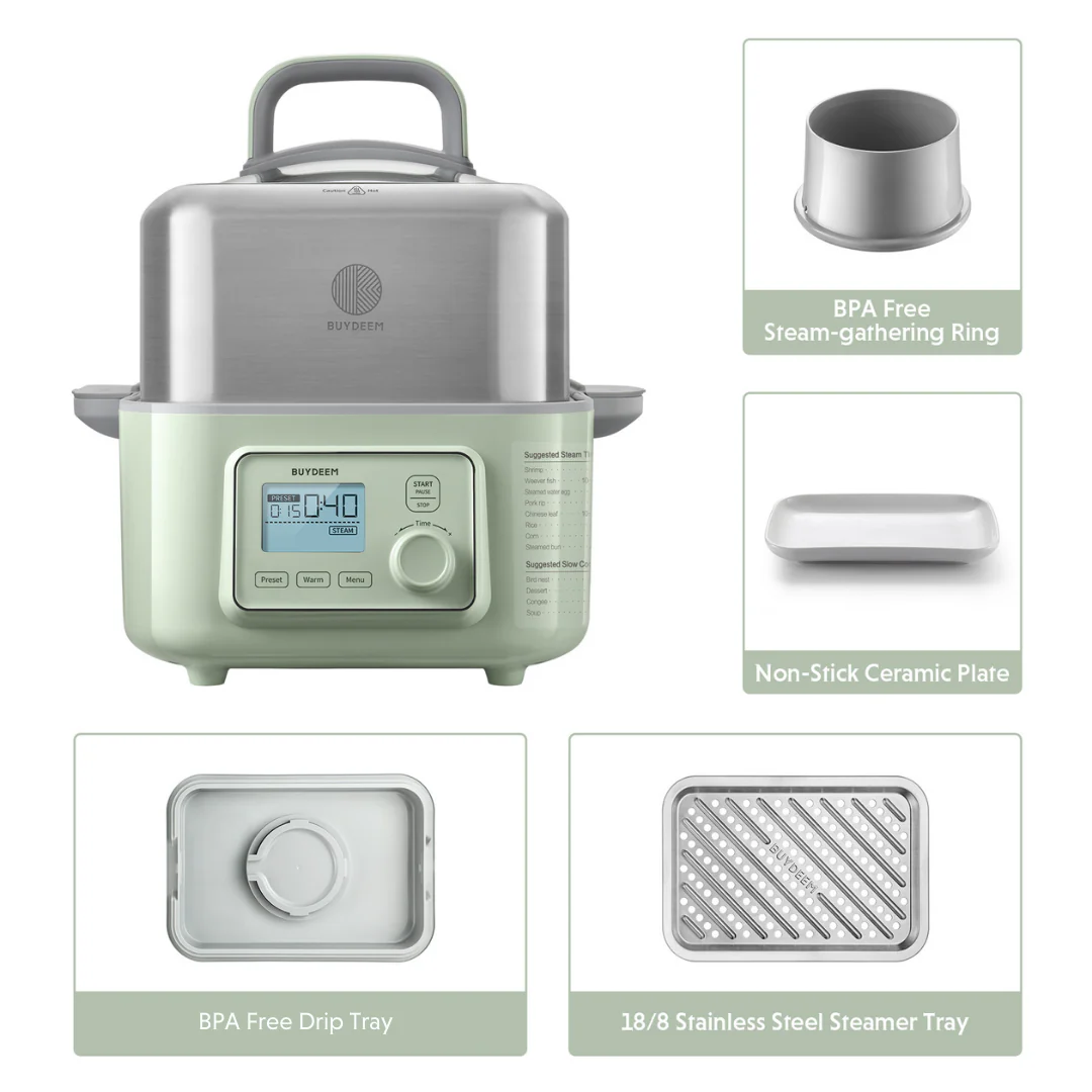 G553 Electric Food Steamer, 5.3QT (Stew Pots Not Included) - Image 5