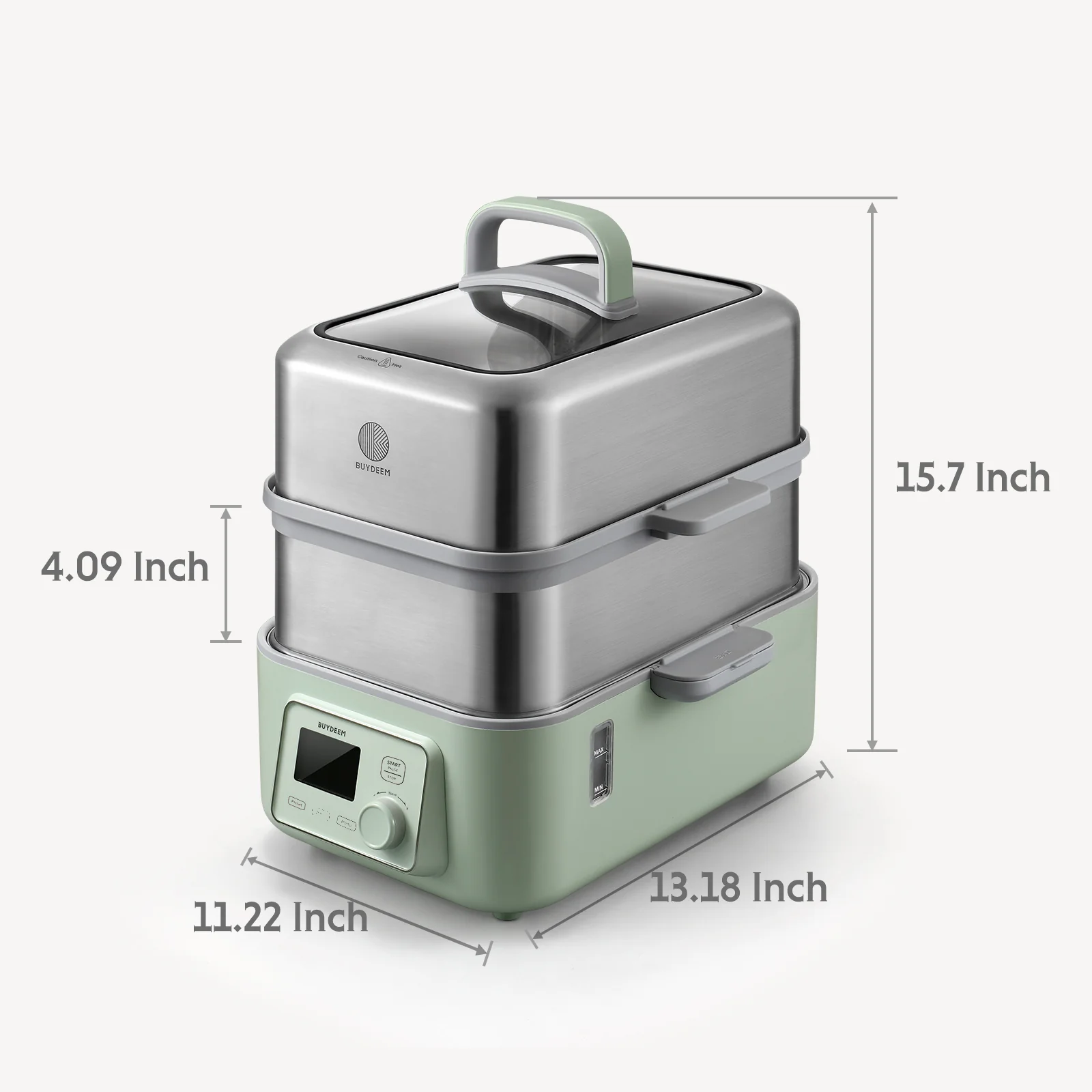 G563 Two-Tier Food Steamer (Stew Pots Included), 10.6QT - Bundle Offer - Image 4