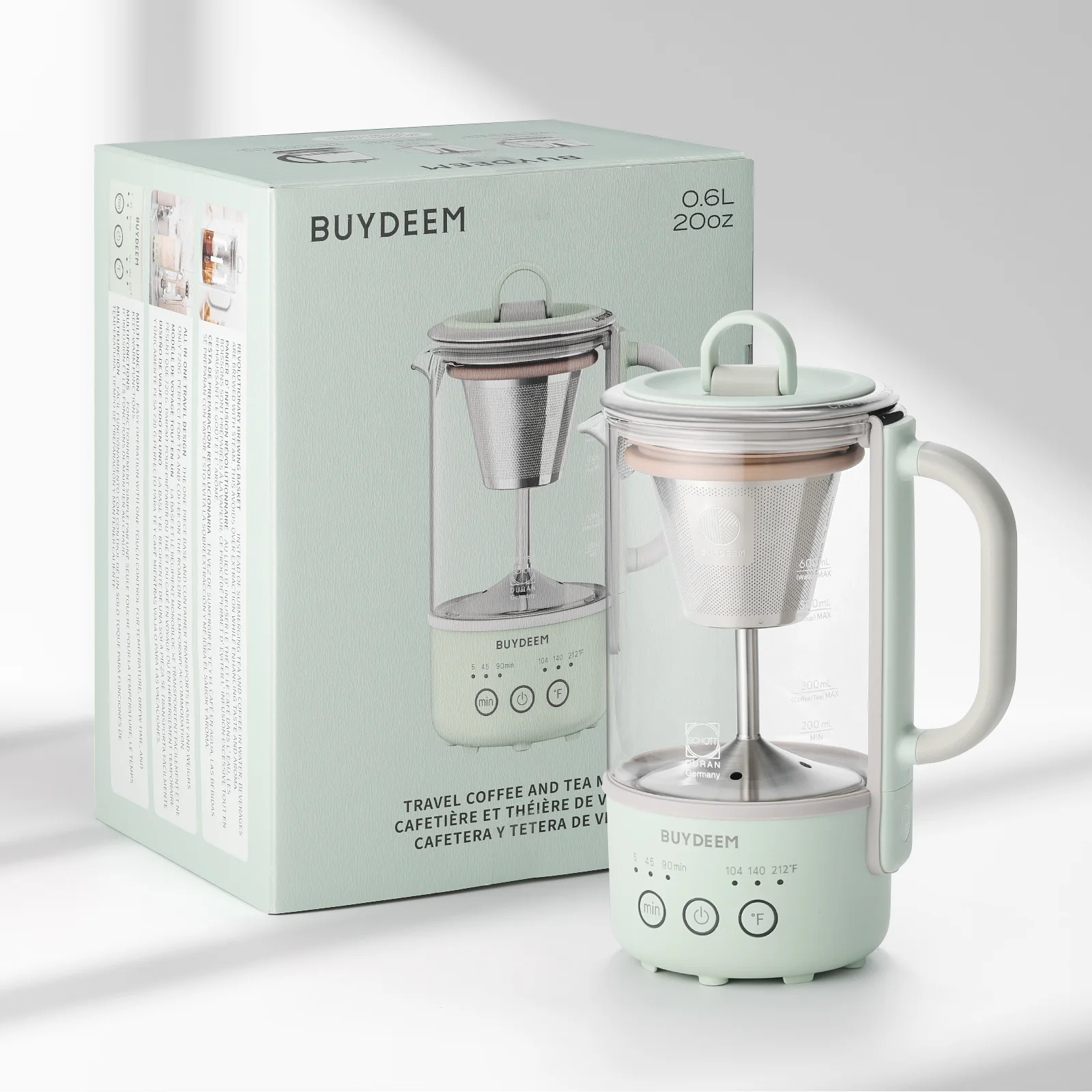 K32 Mini Multi-function Tea & Coffee Maker, 0.6L - Image 5