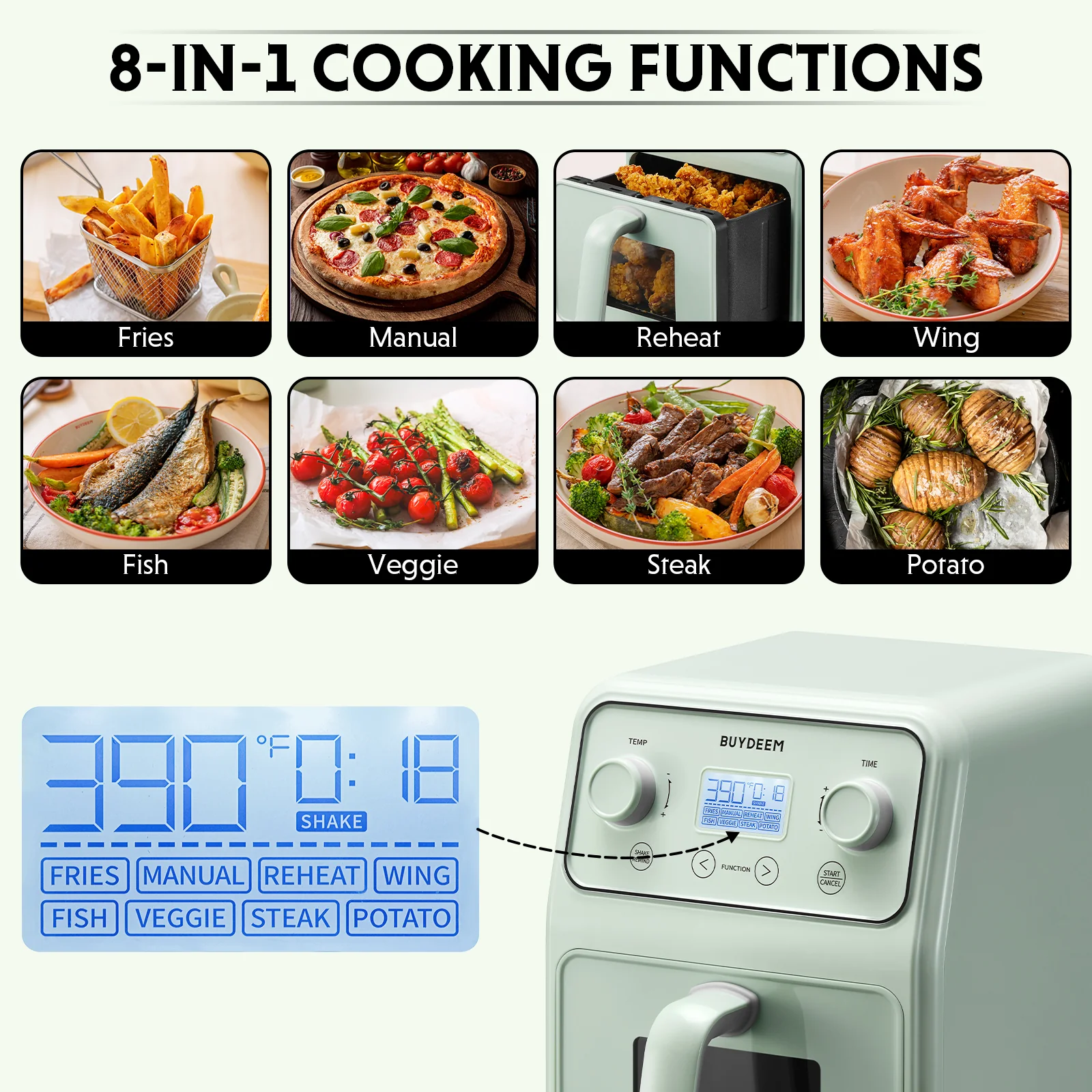 Multi-Functional Air Fryer, 4.2QT - Image 5