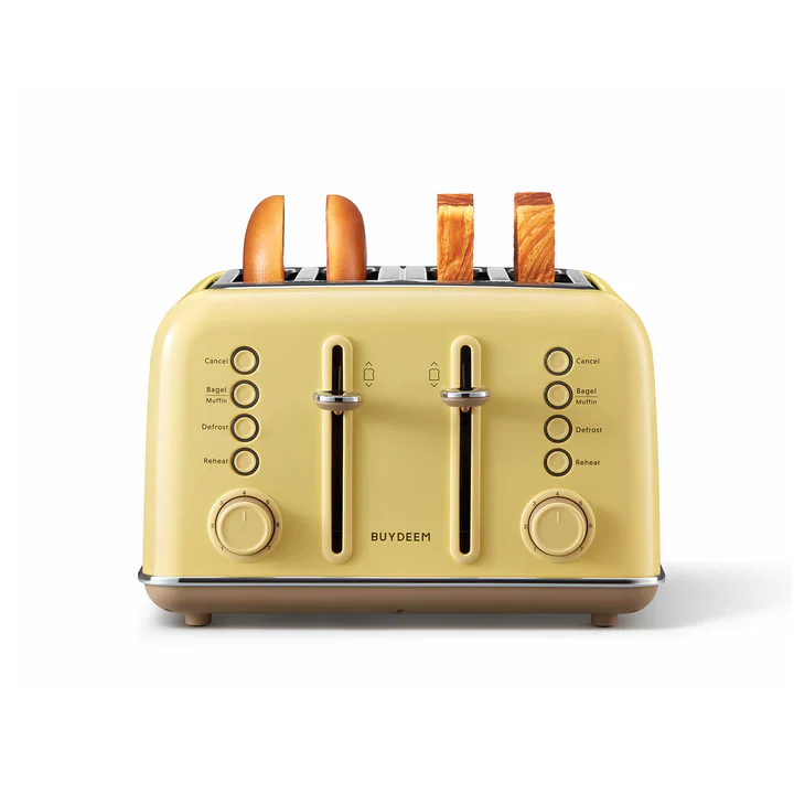 (OPEN BOX) Retro 4-Slice Metal Toaster - Image 4