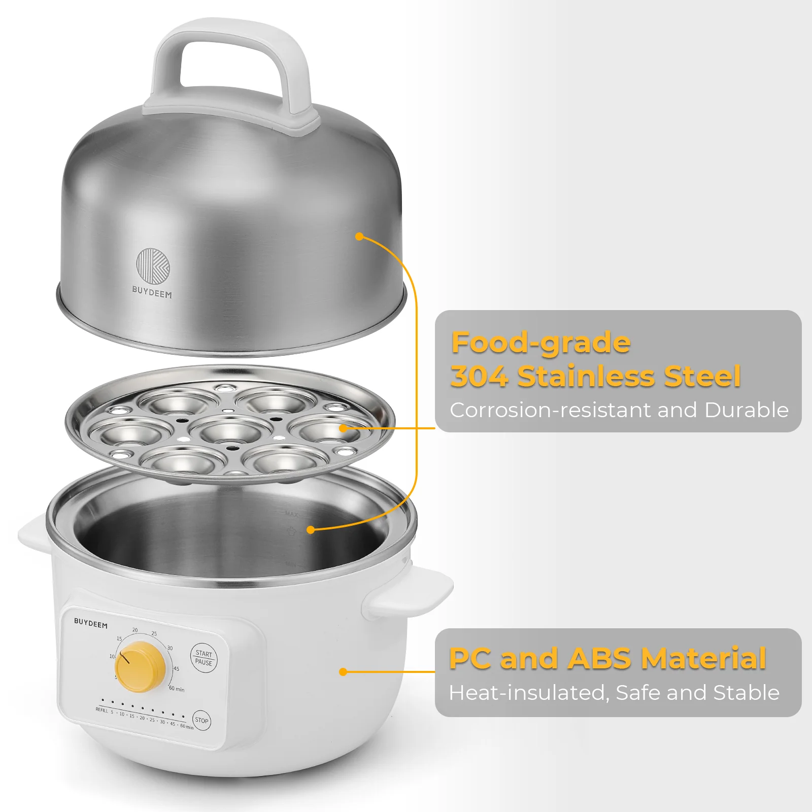 G32 Food Steamer with Steam Plate, Rack & Pot- Bundle Offer - Image 10