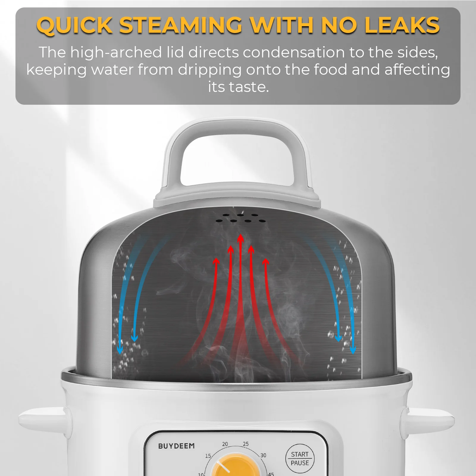G32 Food Steamer with Steam Plate, Rack & Pot- Bundle Offer - Image 8