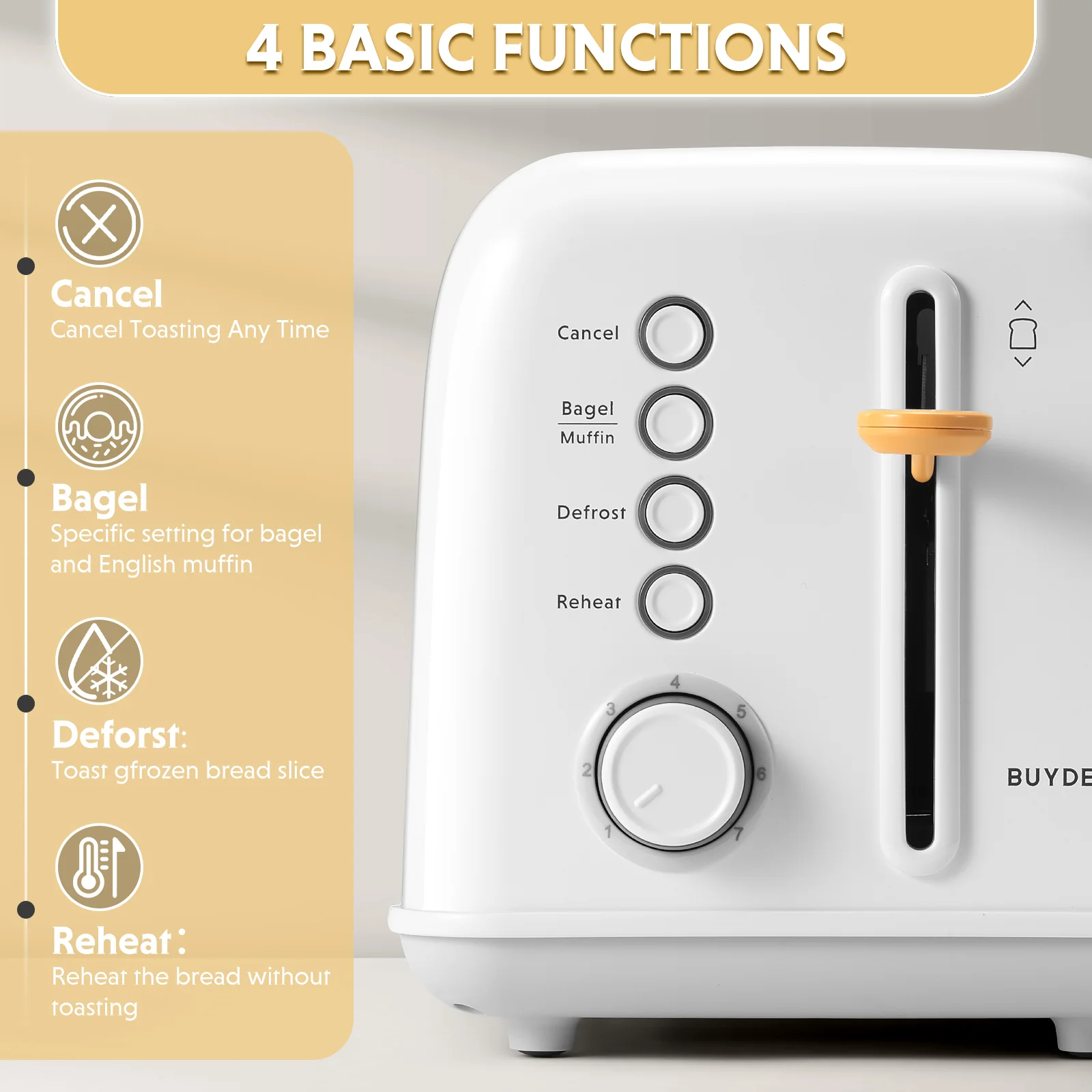 G32 Mini Electric Food Steamer with 2-Slice Toaster - Bundle Offer - Image 6