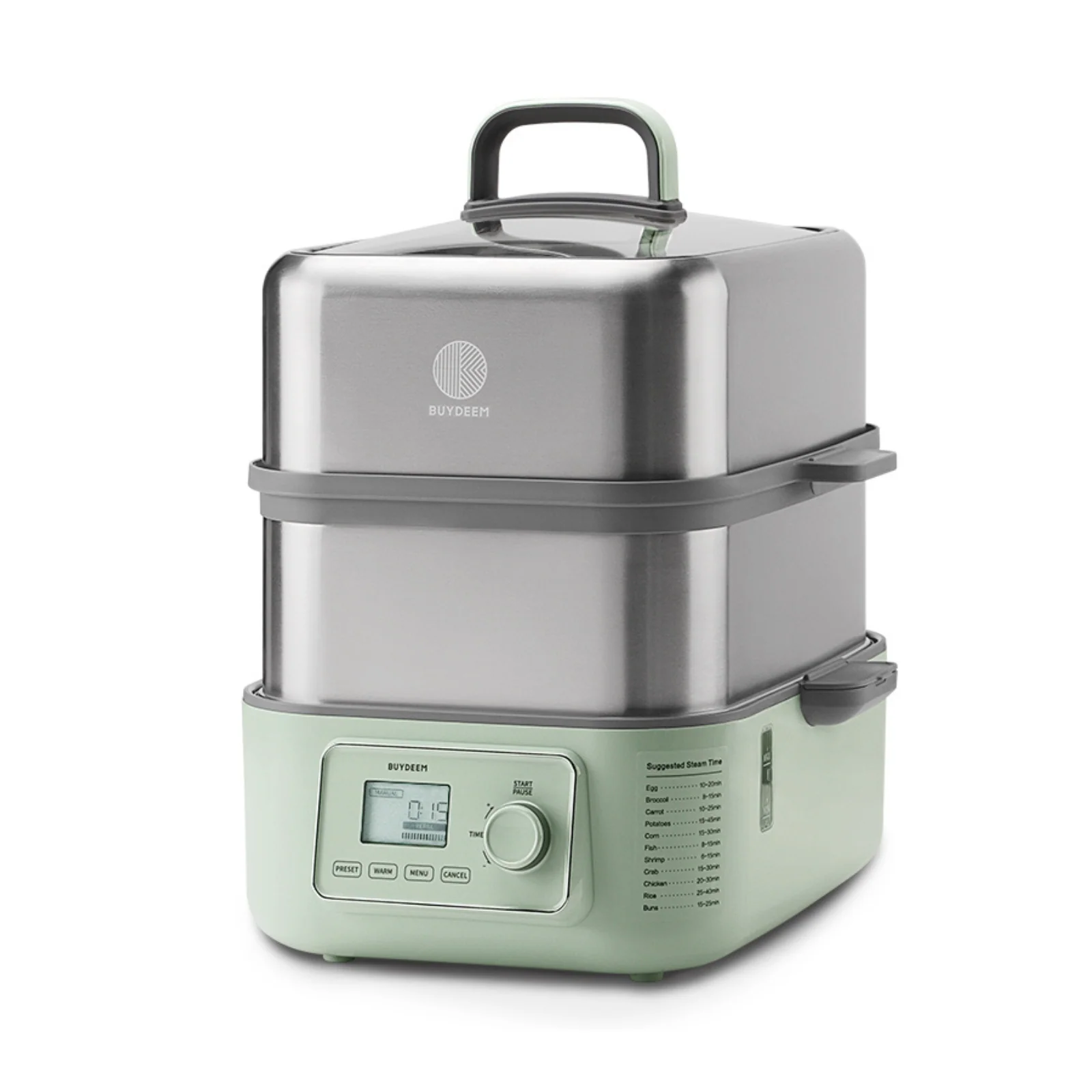 G67 Two-Tier Electric Food Steamer, 14.8QT