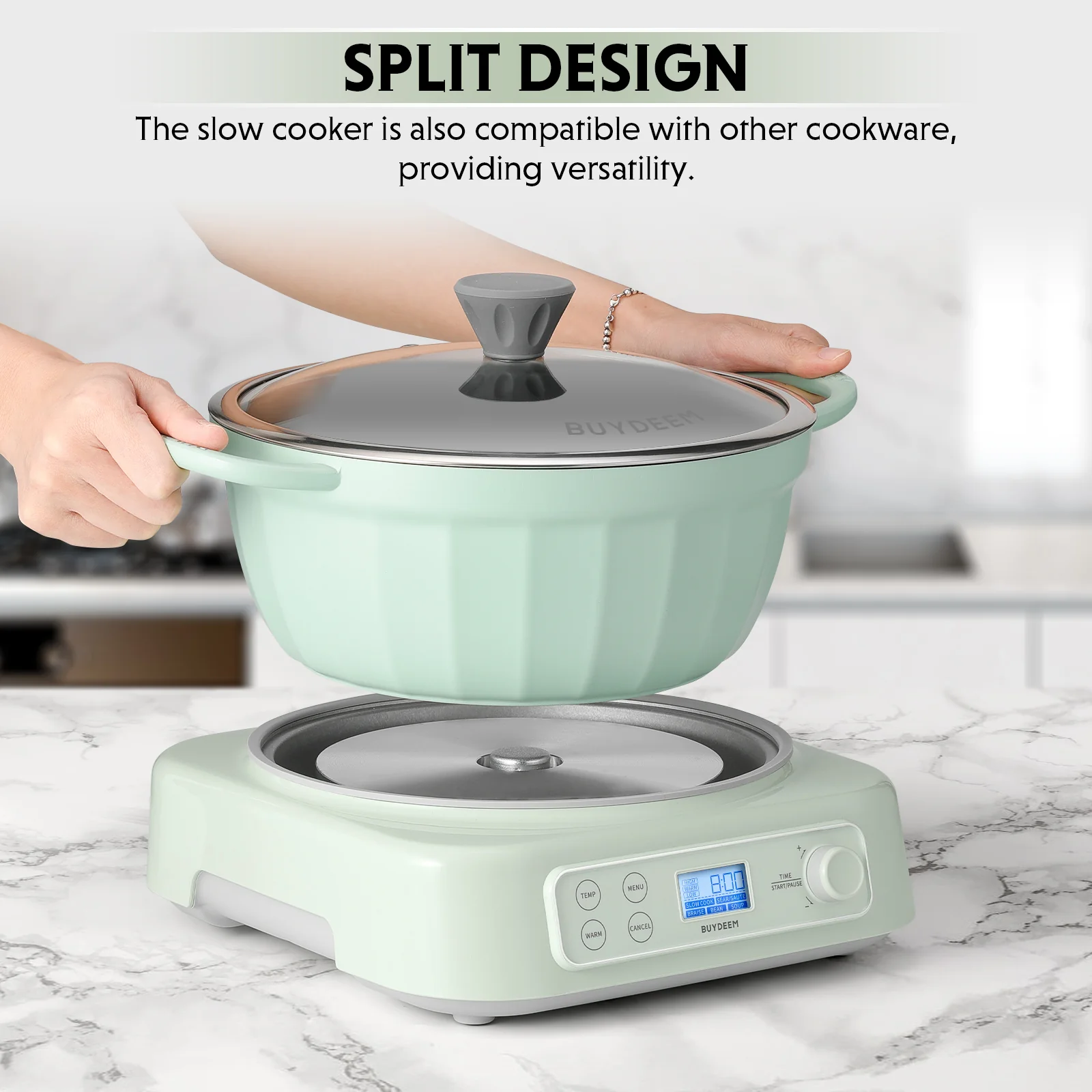 Slow Cooker with Nonstick Stockpot - Image 4